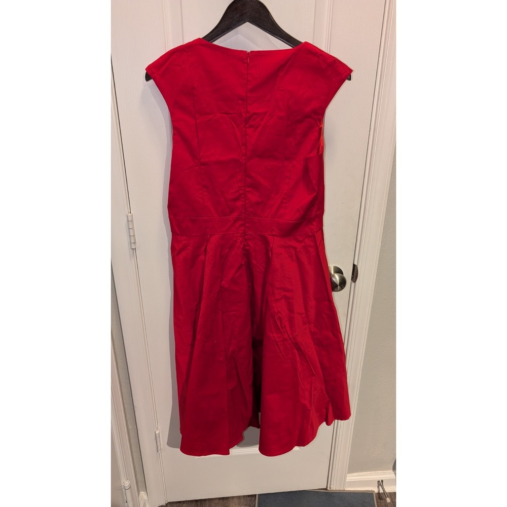 Women's Bo Fly‎ 60s Style Red Dress Size XXL - Picture 4 of 5